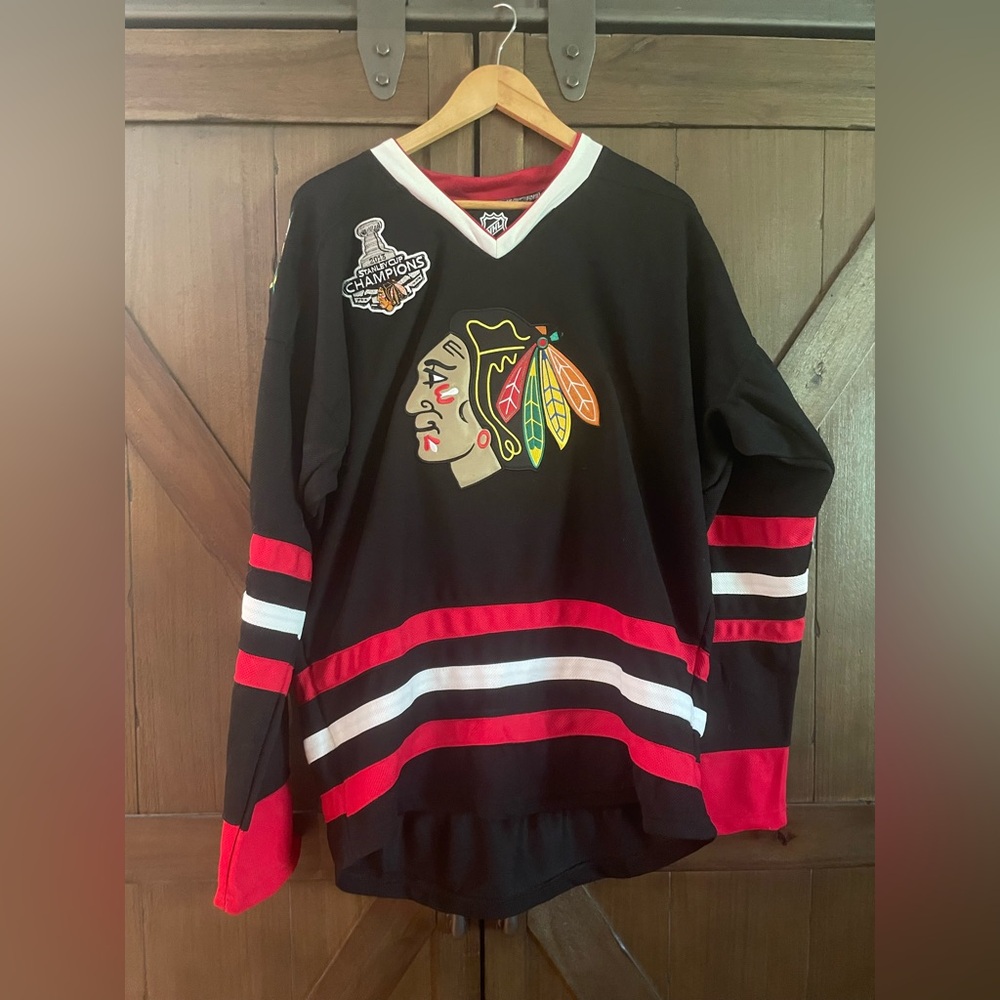 Patrick Kane Chicago Blackhawks Reebok CCM Hockey Jersey Size 50 NHL-StanleyCup